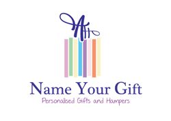 Name your gift logo. Personalised gifts and hampers