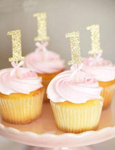 Load image into Gallery viewer, Cupcake Toppers - 1st Birthday
